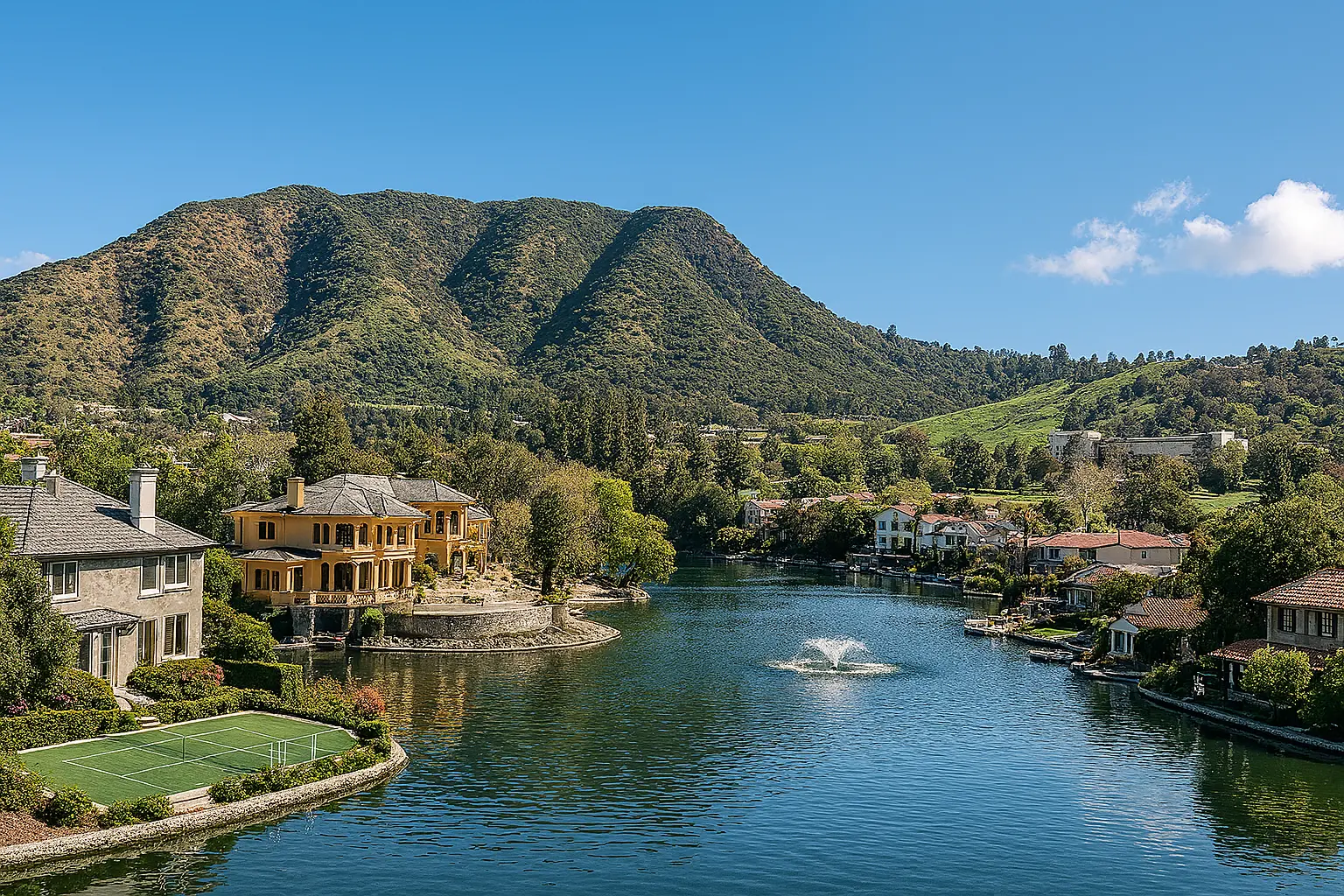 Toluca Lake homes and streets — Los Angeles real estate